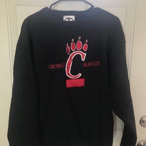VESI Cincinnati Bearcats black sweatshirt